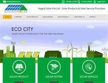 Tablet Screenshot of hygridsolar.com